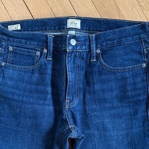 J. Crew Men's Dark Blue Straight Jeans